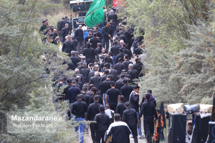 تاسوعا و عاشورای حسینی در روستای چل بخش بلده + تصاویر