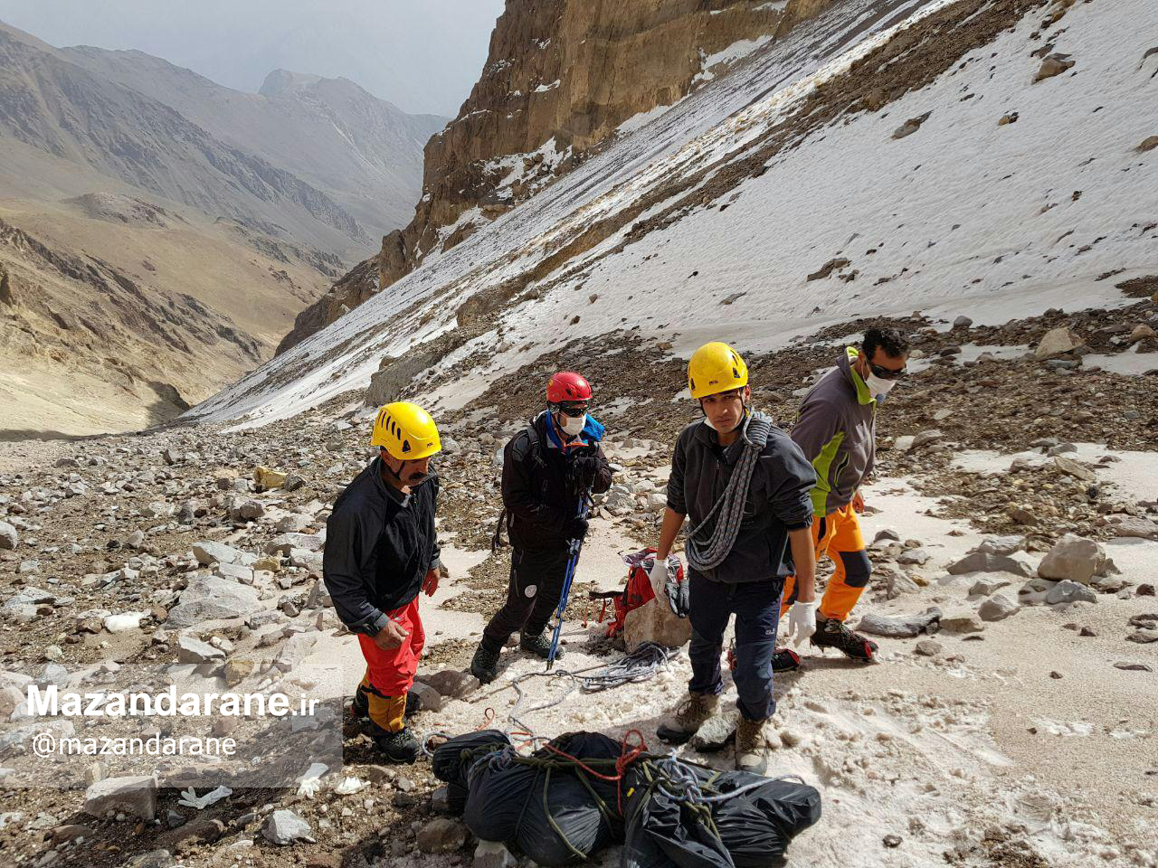 پیدا شدن جسد کوهنورد مالزیایی در دره یخار دماوند + تصاویر