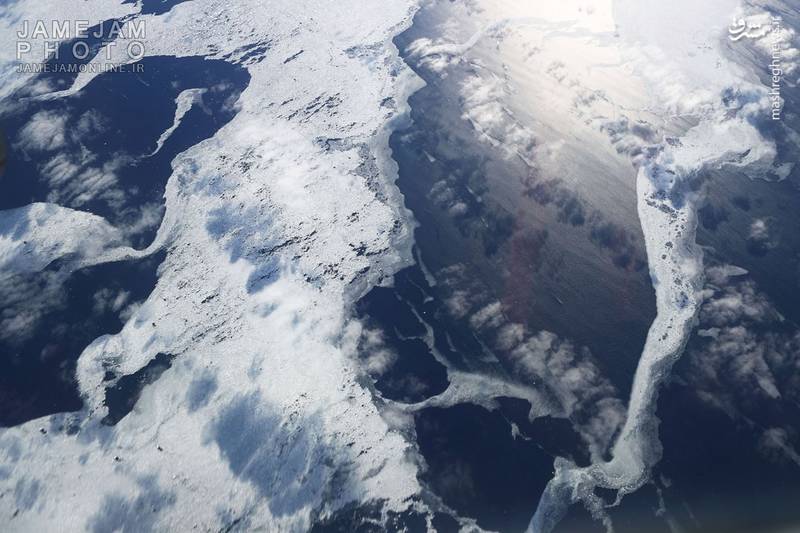 تصاویر زیبا از کوه‌های یخی قطب جنوب