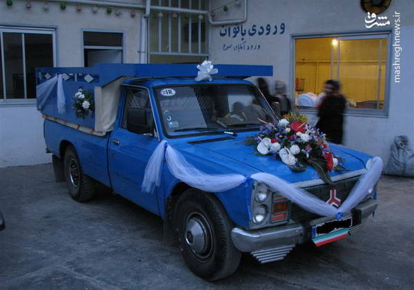 وقتی وانت نیسان ماشین عروس می‌شود!
