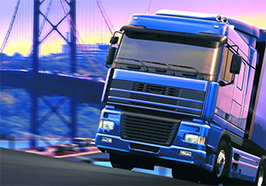 خرد شدن تابلوی راهنمایی و رانندگی توسط کامیون +فیلم