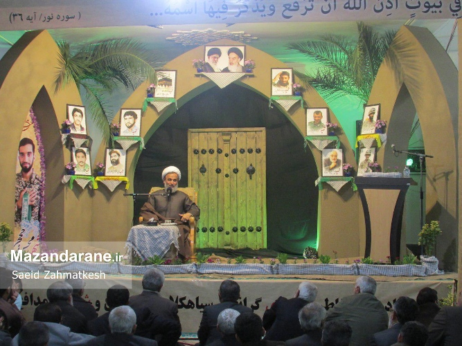 یازدهمین یادواره شهدای سیاهکلا بابل برگزار شد+ تصاویر