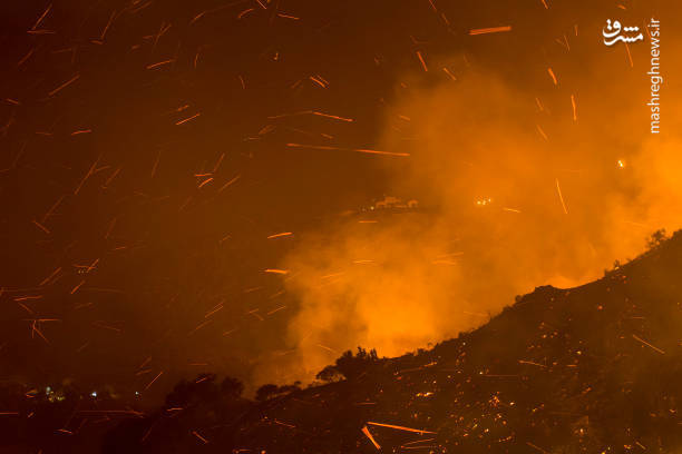 ادامه آتش سوزی گسترده در کالیفرنیا‎