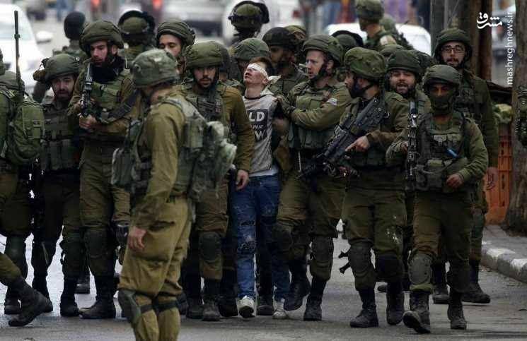 سرکوب خشونت بار مبارزان فلسطینی‎