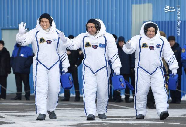 پرتاب موشک سایوز به همراه سه فضانورد