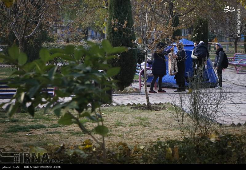 وضعیت مراکز اسکان اضطراری پس از زلزله دیشب تهران