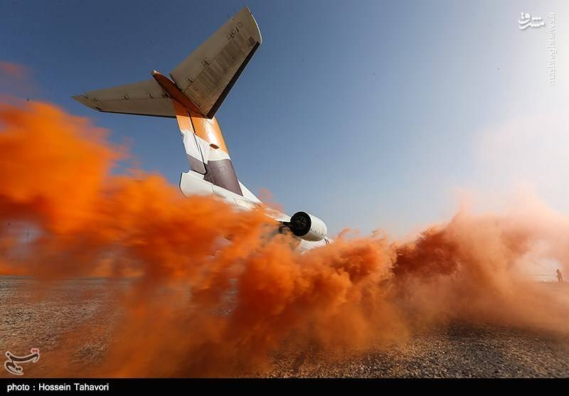 مانور امداد و نجات در فرودگاه کیش