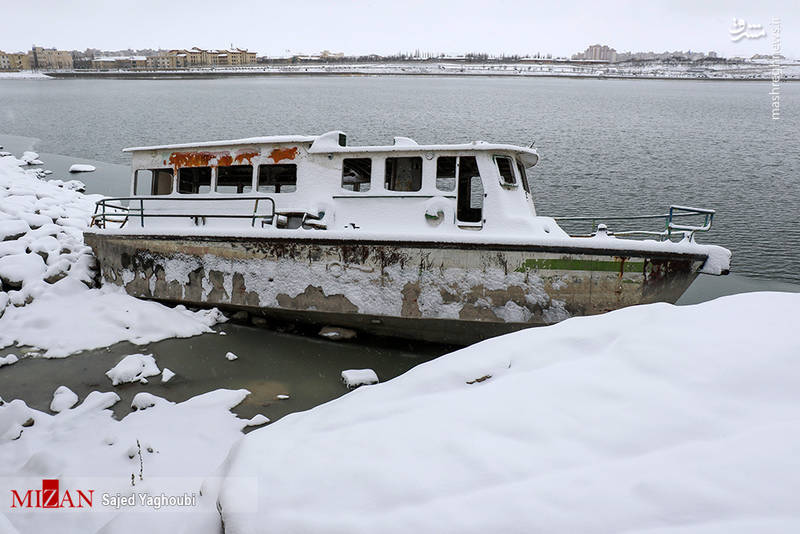 بارش برف شدید در اردبیل