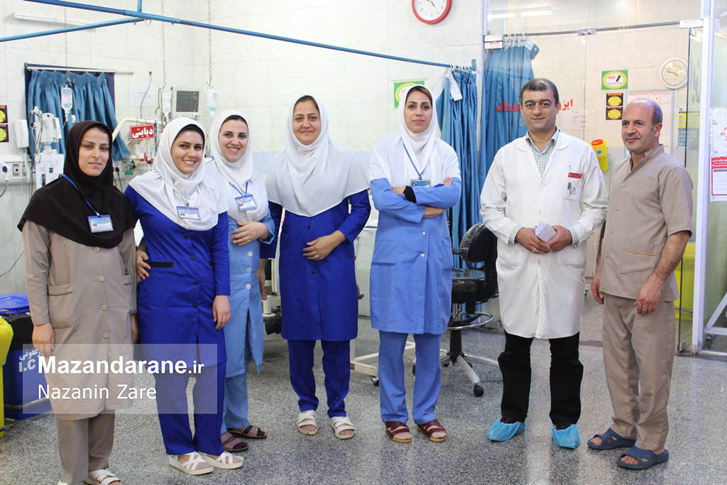 یک روز با فرشتگان آرامش در بیمارستان هفده شهریور آمل+ تصاویر