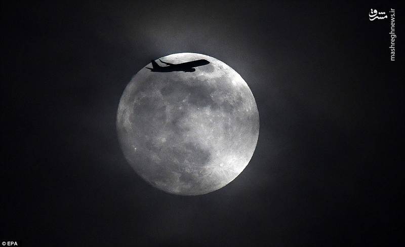تصاویر زیبا از ماه گرفتگی در نقاط مختلف جهان