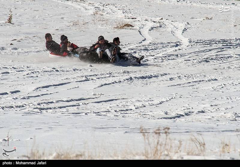تفریحات زمستانی در ارتفاعات زنجان