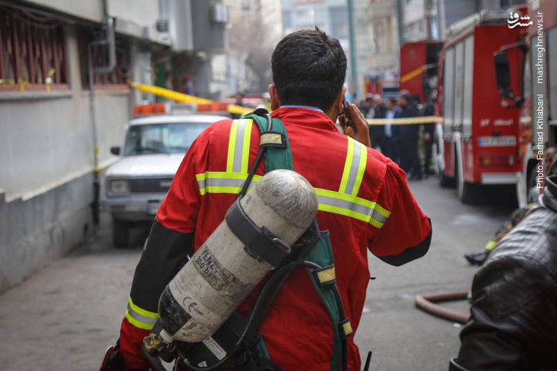 تصاویر جدید از محل حادثه ساختمان وزارت نیرو