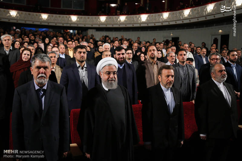 اختتامیه جایزه کتاب سال با حضور روحانی