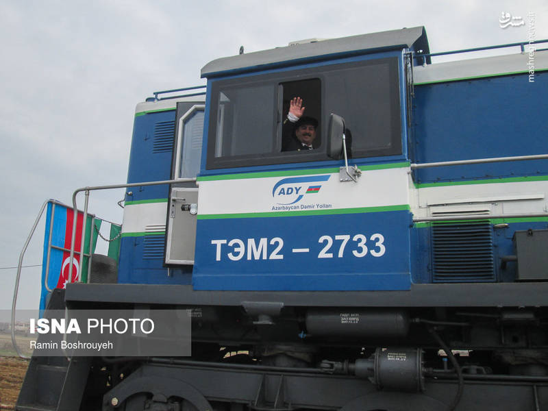 ورود نخستین قطار باری اروپا به آستارا