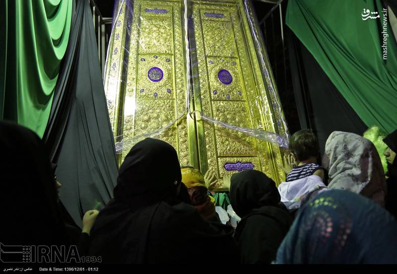 رونمایی از درهای حرمین عسکریین در بندرعباس