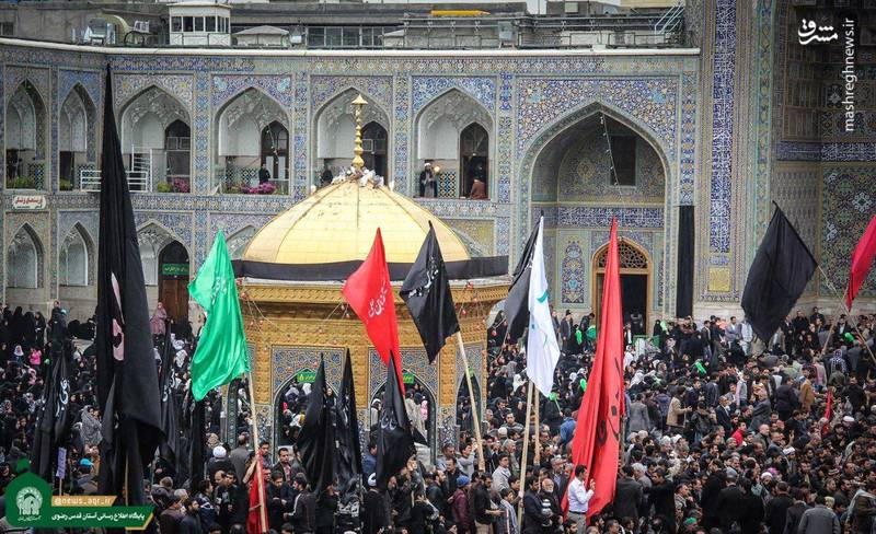 عزاداری شهادت حضرت زهرا (س) در حرم امام رضا (ع)