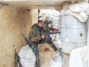 آخرین تحولات میدانی استان دمشق؛ شخم گروه‌های تروریستی در غوطه شرقی با آتش یگان توپخانه «ببر سوریه» + نقشه میدانی و تصاویر