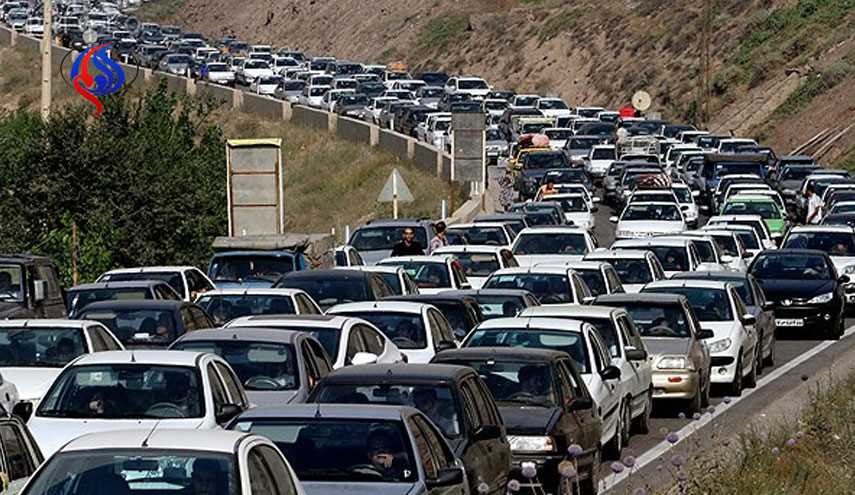 ترافیک سنگین و پرحجم در محورهای کندوان و هزار