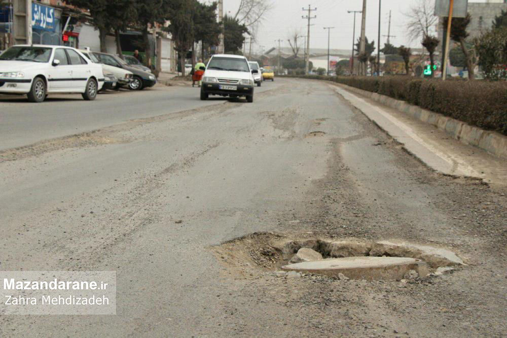 خیابانی که مسئولین آملی از آن گذر نمی کنند+ تصاویر