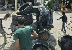 راهکار جالب فلسطینی‌ها برای فرار از دست تک تیراندازهای اسرائیلی +عکس