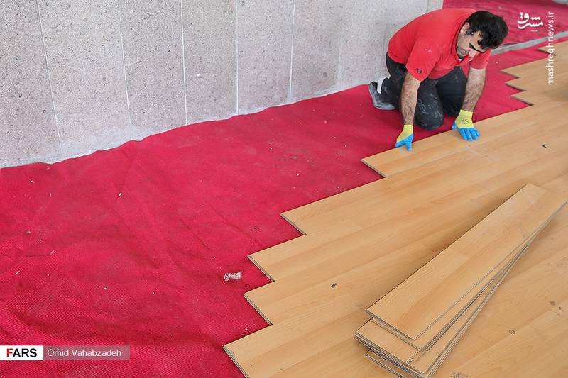 مراحل آماده سازی نمایشگاه کتاب۹۷