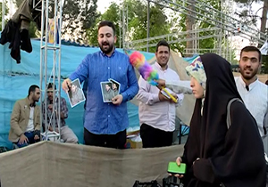 اقدام جالب جوانان در سالروز میلاد شهید ابراهیم هادی + فیلم