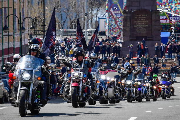 دورهمی موتورسواران در روسیه