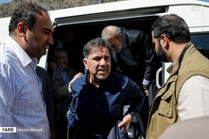 بازدید لاریجانی از آزادراه تهران-شمال