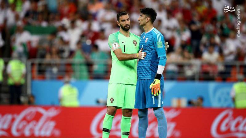 دلداری گلر پرتغال به بیرانوند