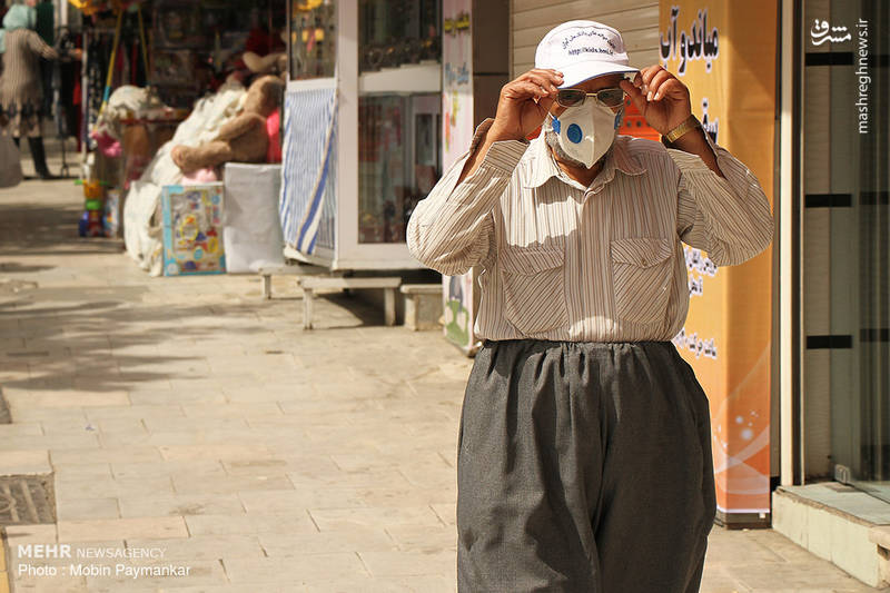 هجوم ریزگردها به سنندج‎