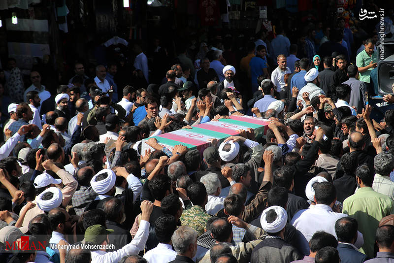 تشییع پیکر شهید “ابراهیم رشید”