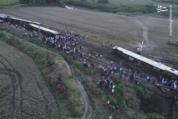 واژگونی مرگبار قطار در ترکیه