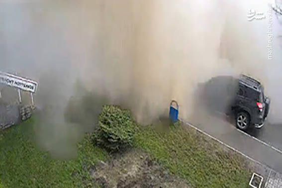 فیلم/ انفجار ترسناک لوله فاضلاب!