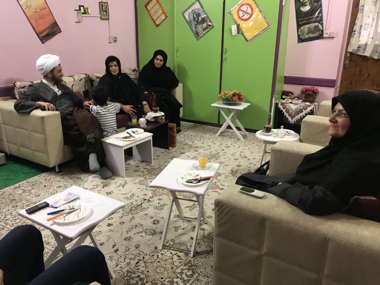 دیدار ریاست اداره بهزیستی شهرستان آمل از خانه سجاد