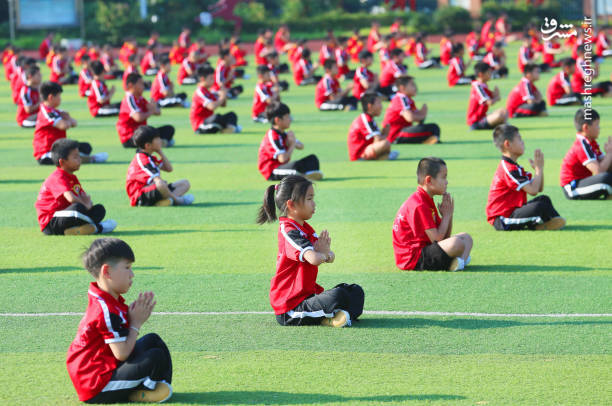 هنرنمایی رزمی کاران جوان در چین