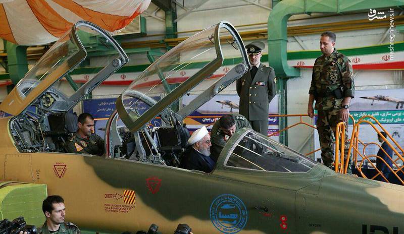 فیلم/ لحظه پرواز جت ایرانی با فرمان روحانی