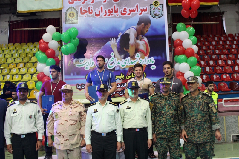 قهرمانی تیم کشتی یگان های ویژه در مسابقات سراسری ناجا