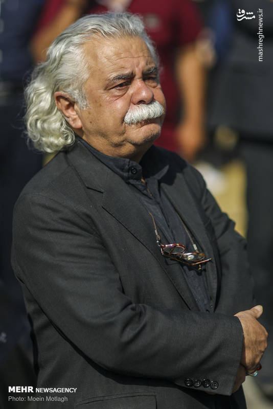 عکس/ تشییع آخرین بازمانده سیاه‌بازی ایران