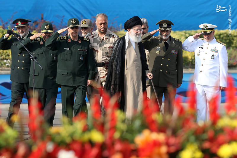 عکس/ حضور رهبر انقلاب در دانشگاه علوم دریایی نوشهر