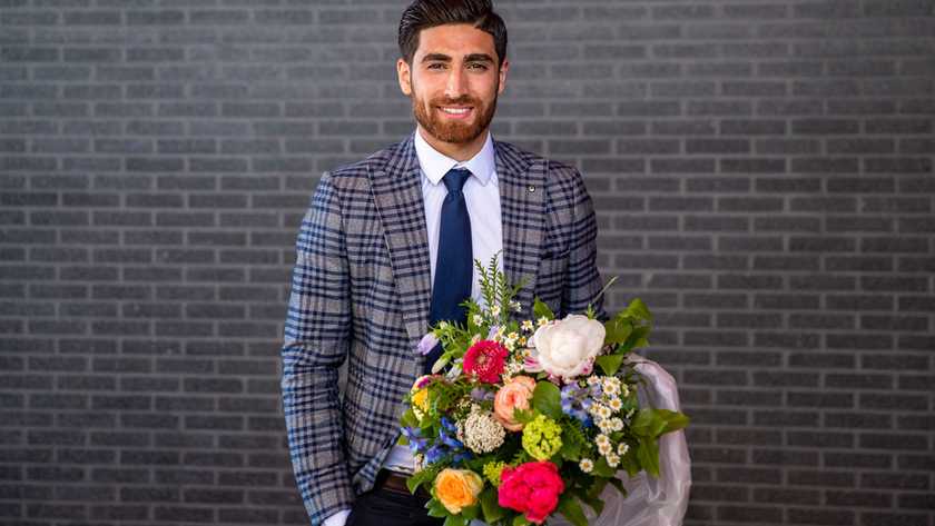 جهانبخش جوایز کفش طلا و نقره لیگ هلند را دریافت کرد/حضور پدر و مادر علیرضا در مراسم+عکس