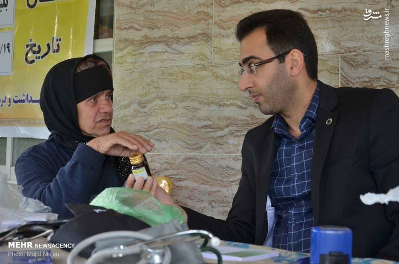 عکس/ پزشکان جهادگر درمنطقه محروم”بلیران‎”