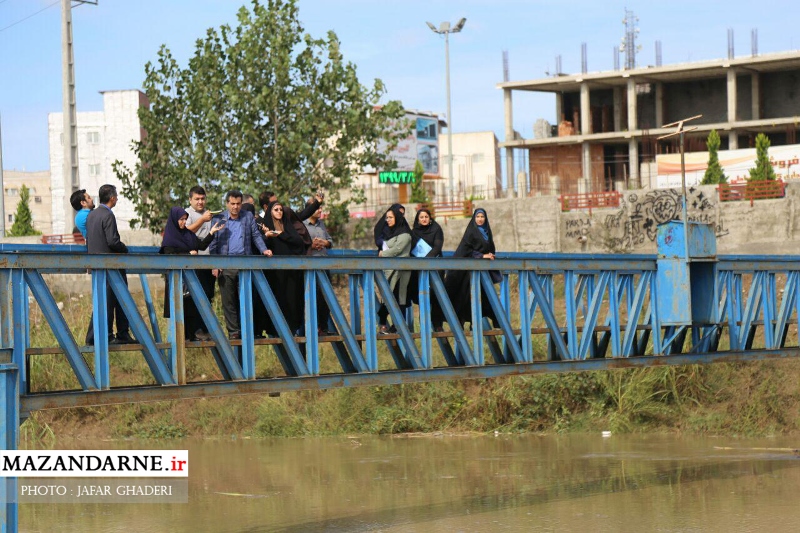 مسئولین بابل از بابلرود بازدید کردند+ تصاویر