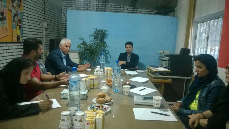 دیدار رئیس اداره ورزش و جوانان با اعضای هئیت فوتبال آمل