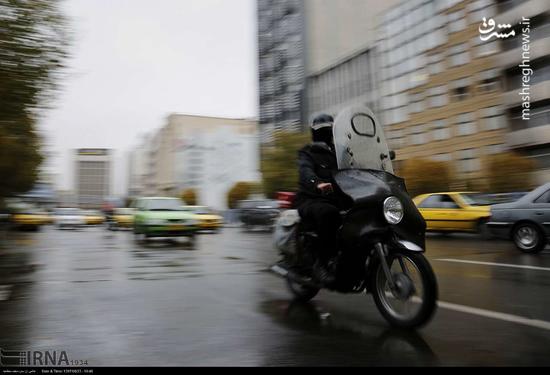 فیلم/ بارش باران پاییزی در رشت