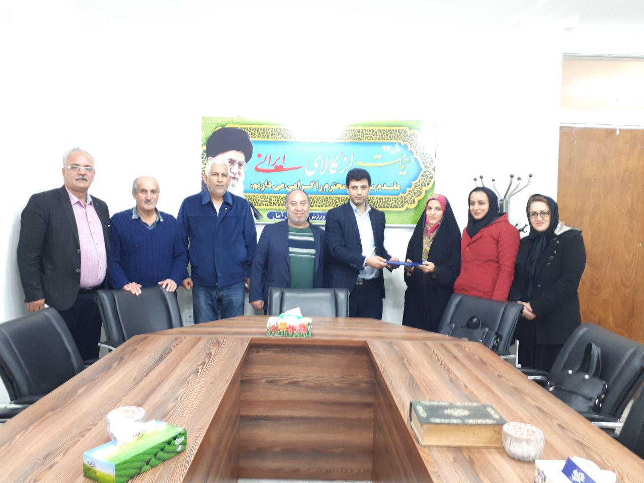 خبرنگار سایت مازندرانه به عنوان روابط عمومی هیات فوتبال آمل منصوب شد+ عکس