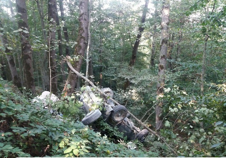 چهار کشته و مصدوم حاصل سقوط خودرو به دره در چالوس