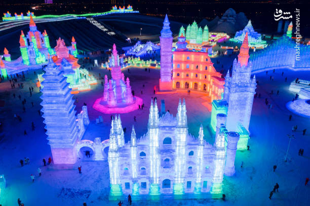 شهر یخی در چین