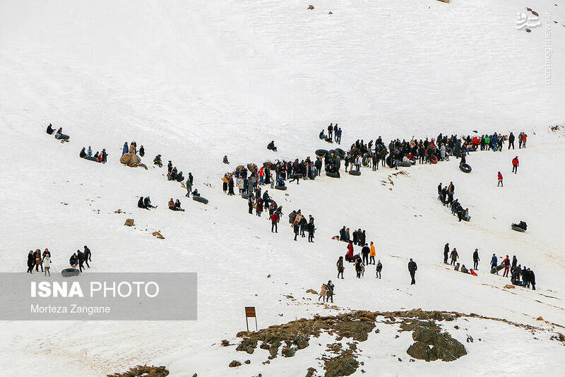عکس/ پیست برفی فریدون شهر