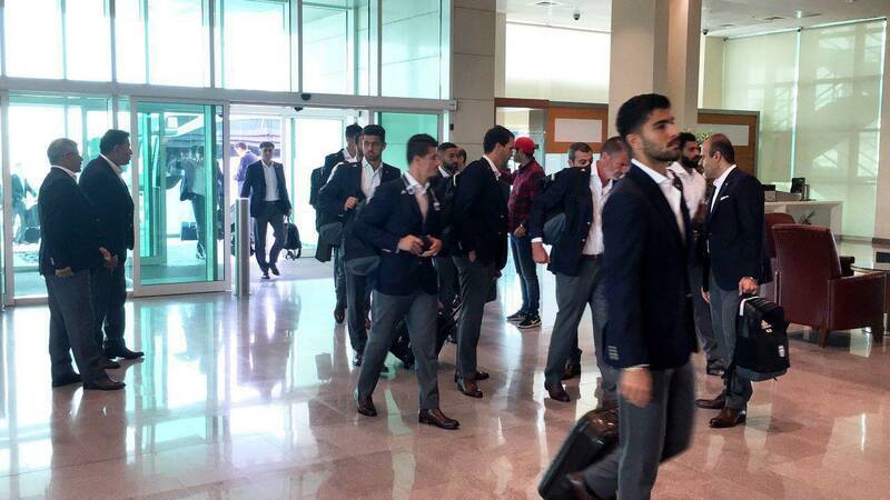 فیلم/ بدرقه ملی پوشان به سمت کشور امارات