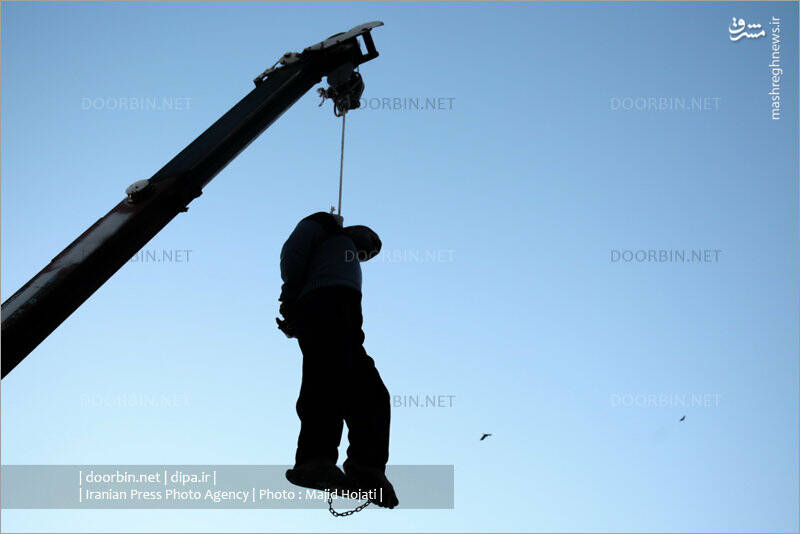 عکس/ اعدام قاتل ملیکا در فلاورجان